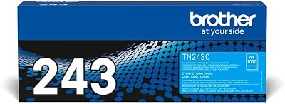 Brother TN-243C Cyan Toner Cartridge, Standard Yield, Single Pack