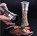 SZUAH Salt and Pepper Grinders Set, 6 OZ Stainless Steel Salt and Pepper Mills with Cleaning Brush, Ceramic Rotor with Strong Adjustable Coarseness[Set of 2]...