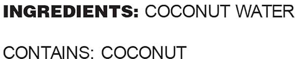 AMAZON GROCERY, PURE COCONUT WATER, NO ADDED SUGAR, 11.2 FL OZ, 24 CT