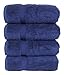 SALBAKOS - Premium 4 Piece Bath Towel Set, Made with 100% Turkish Cotton, Quick Drying, Highly Absorbent & Comfy Towels for Spa & Hotel | 27