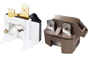 TUKIMA CarterTM Refrigerator/Freezer Overload & Relay Kit 4387913, Replaces 4387913 7020935 4387766. Fits Whirlpool, Frigidaire, GE, KitchenAid, LG, Magic Chef, K6834