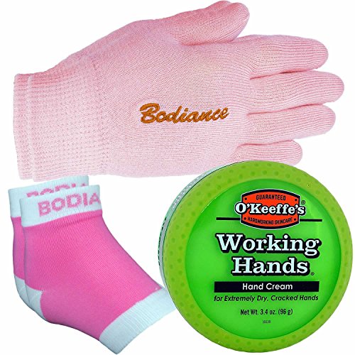 Buy Hand Moisturizing Gel Gloves for Dry Cracked Hands Repair Treatment (1 Size for Large or