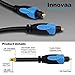 Toslink Cable, INNOVAA Digital Fiber Optical Audio Toslink Cable - 3 Feet