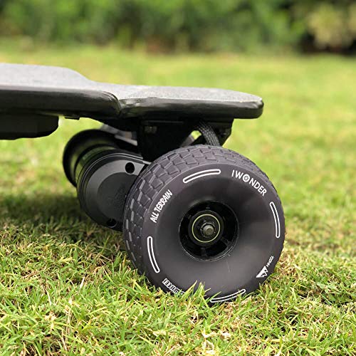IWONDER Cloud Wheel Electric Skateboard Wheels All Terrain Off Road 120mm 78A Translucent Urethane Patented Damping Foam Core Longboard Wheels - Thumbnail 5