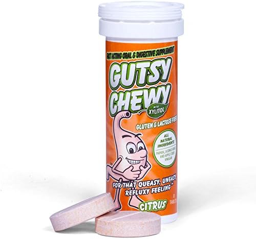 Gutsy Products Chewy Citrus Tube, 8 tablets (2 Tubes)