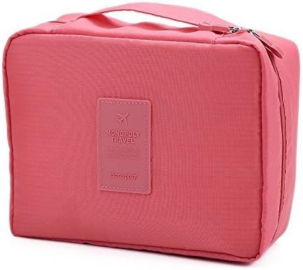 Sellus Men's and Women's Nylon Travel Organizer (Pink)