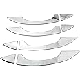 Dakitita Compatible for Audi A6 C7 2012 2018 Accessories Exterior Door Handle Cover Trim Auto Chrome Garnish Refit Stainless Steel Sticker