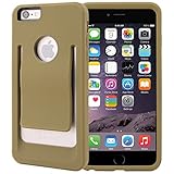 iPhone 6 Plus Case, iPhone 6s Plus Case, CellJoy [SLiM CLiP] Hybrid Case [Built in Belt Clip] [TPU] (Army Green) Protective Cover Skin