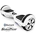 SagaPlay F1 Pro Self Balancing Scooter Motorized 2 Wheel Self Hover Balance Board (White, Bluetooth Speaker Enable) [CSA/UL2272 Certified] All-Terrain Tires Transporter for Kid and Adults [Model: F1]