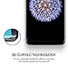 QEONIX Galaxy S9 Screen Protector - Real HD Full Frame Tempered Glass, 3D Touch, 9H Hardness, Case Friendly [2-Pack]