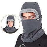 DIMPLES EXCEL Balaclava Fleece Hood Cold Weather Face Mask for Men and Women