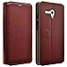 SPYCASE Comptiable for Jitterbug Smart Case, SPYCASE Luxury PU Leather Wallet Flip Protective Case Cover with Card Slots and Stand for Jitterbug Smart 5.5 (Brown)