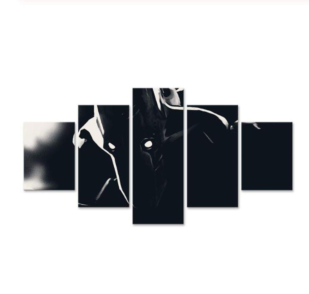 KPWAN Prints on Canvas 5 Pieces Dota 2 Juggernaut Home Decoration Wall Art Food Pictures Canvas Pain