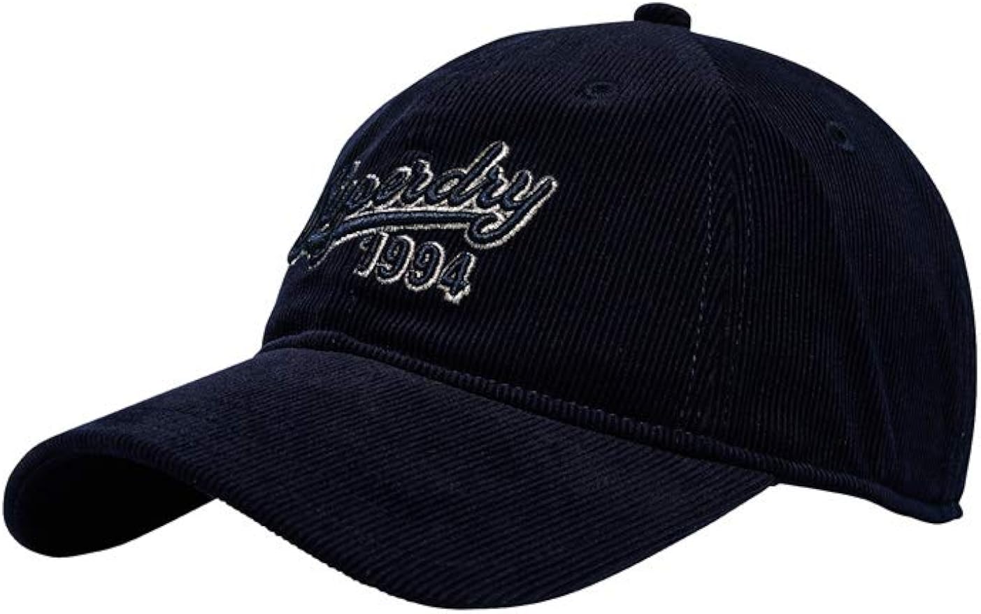 blue corduroy cap