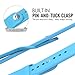 MoKo Apple Watch Band Series 1 Series 2, Soft Silicone Replacement Sports Band for 38mm Apple Watch 2015 & 2016 All Models, BLUE (Not fit 42mm Versions)