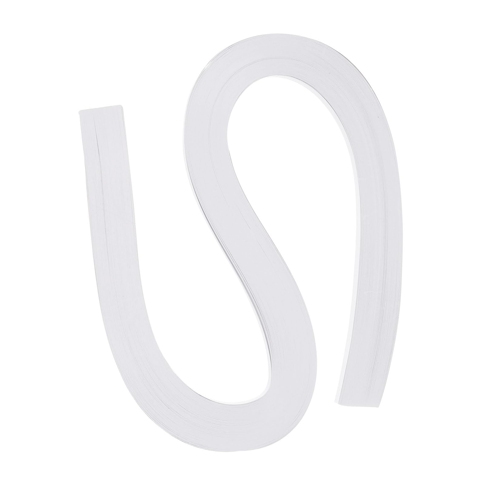 PATIKIL 120pcs Quilling Strips Paper 3/8"(10mm) 54cm Origami Paper Quilling Strip for Art DIY Hand Craft Christmas, White