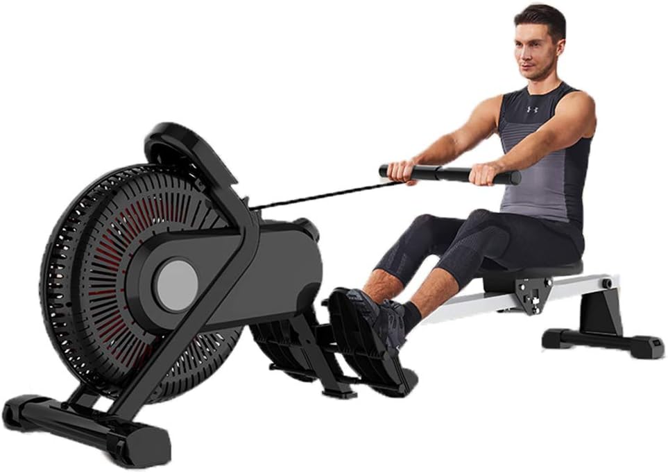 Hisunny Rowing Machine for Home Use LCD Monitor Rowing Machines for Home Use 100kg Cardio Workout Safety Tested