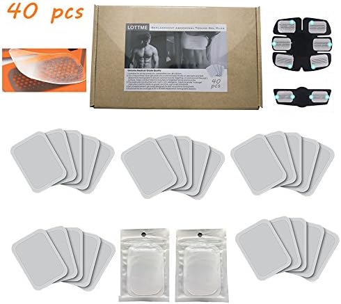 XINME Replacement Gel Pad,Abs Trainer Replacement Gel Pad, Abdominal Toning Belt Muscle Toner Training Gear Fit Training and Arm Fit Training Fitness Exerciser Belts Abs Trainer Accessories (40)