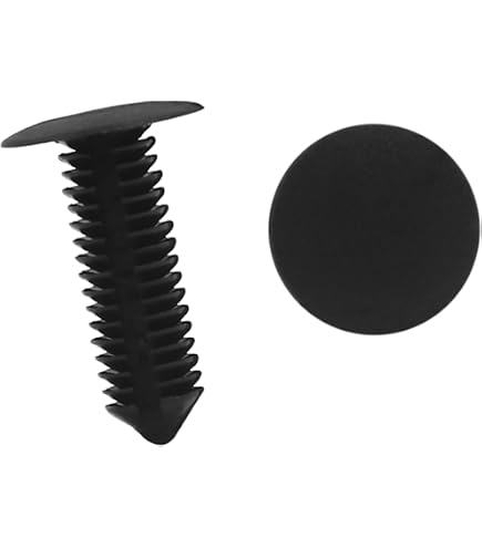 Rivets En Plastique Universels 10L0L - 30 Pièces - Taille Unique - Couleur Noire - Sans Outil De Retrait