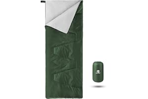 Bessport Lightweight Sleeping Bag, Ultralight Backpacking Sleeping Bag, 3 Season Waterproof for Adults Kids, Outdoor, Hiking, Camping
