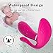 G-Spot Wearable Vibrator Butterfly Waterproof Vibrators Clitoris Masturbation Dildo Adult Sex Toys Invisible Wand USB Rechargeable Vagina Stimulator Massager with 9 Vibration Mode for Women Couples