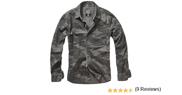 Brandit Josh Vintage Camisa Casual, Multicolor (Dark Camo 4), XL para Hombre: Amazon.es: Ropa y accesorios