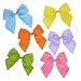 4 Inch Grosgrain Ribbon Bows Alligator Clips for Girls Toddler Women 40PCS