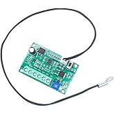 24V/12V 4A PWM Temperature Control Governor,2/3/4-Wire Fan Temperature Control Speed Controller Supporting 2 Working Modes fo