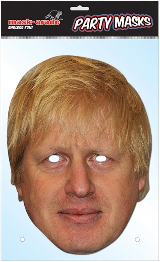 Boris Johnson Celebrity Cardboard Mask Single Amazon Co Uk Clothing