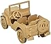 Leolandia Off-Road Pre-Assembled Creative Cardboard Car Model, Natural