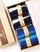 Vero Monte 4 Pairs Mens Knitted Patterned Casual Dress Socks - Zebra + Stripes