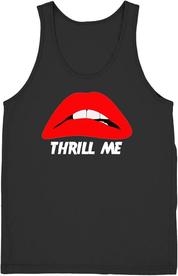 Thrill Me Funny Mens Vest Gym Tank Top Amazon.co.uk Clothing