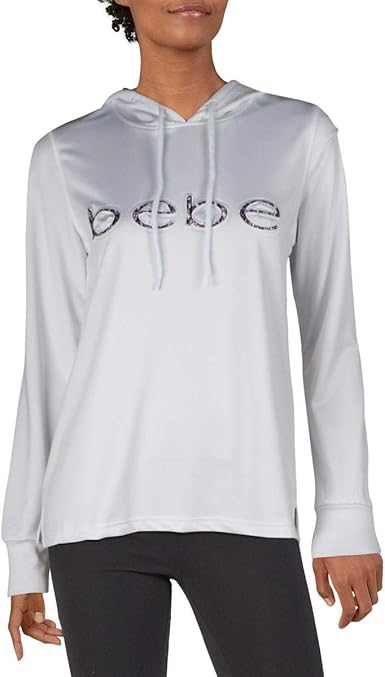 Bebe Sport Women S Tech Terry Embossed Logo Pullover At Amazon Women S Clothing Store