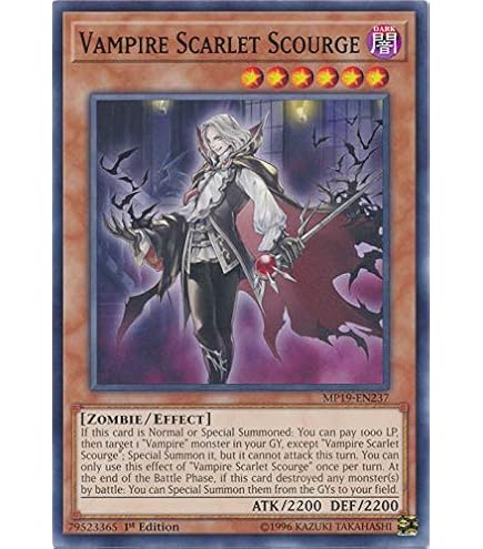 Amazon.com: YuGiOh Dark Saviors Secret Rare Dhampir Vampire