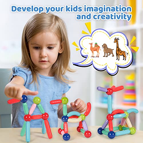 Milk Frog Balls and Rods Set 68 Building Blocks