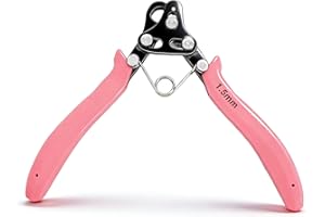 Zunate One Step Looper Pliers for Jewelry, DIY Metal Craft Wire Bending Tool, 9 Pin Loop Maker with Spring Handle for Earring