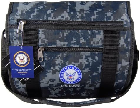 U.S Navy Official Licensed Product Military Camo Tablet Mini Messenger Bag