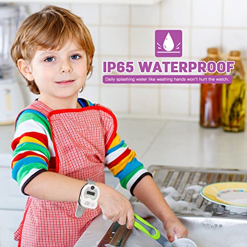 SKYROKU Silicone Kids Potty Training Timer Watch with Flashing Lights