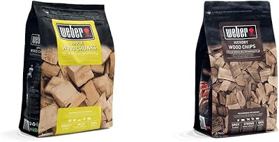 Weber Apple Wood Chunks 1.5kg Smoking Wood Chips for BBQ & Smoker