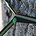 Wise Owl Outfitters Talon Hammock Straps - Combined 20 Ft Long, 38 Loops W/ 2 Carabiners - Easily Adjustable, Tree Friendly Must Have Gear for Camping Hammocks Like Eno Green Stitching