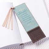 Kitchen Christian Art Gifts Bookmark-Pagemarker-Blessed-Luxleather-Gray Book