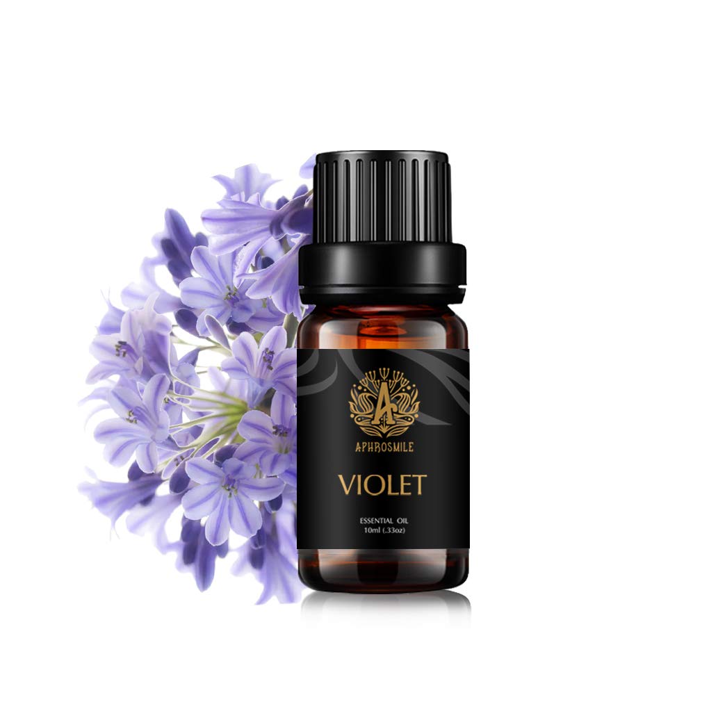 Aromatherapy Essential Oil - 100% Pure Violet Scented Oil for Diffuser & Humidifier, Therapeutic Grade for Home, 0.33oz-10ml
