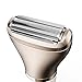 Hatteker Electric Ladies Shaver, Portable Painless Facial Hair Remover 2 in 1 Wet & Dry Cordless Women's Epilator with Fine Hair Removal, Body Hair Trimmer for Legs, Forearms and Bikini Line