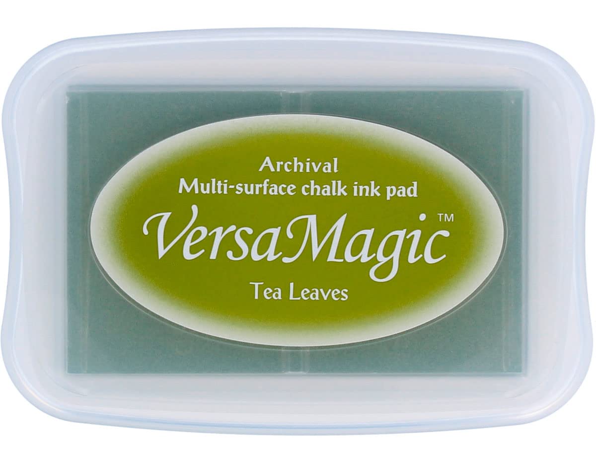 Tsukineko Versamagic Chalk-Finish Ink Pad - Tea Leaves