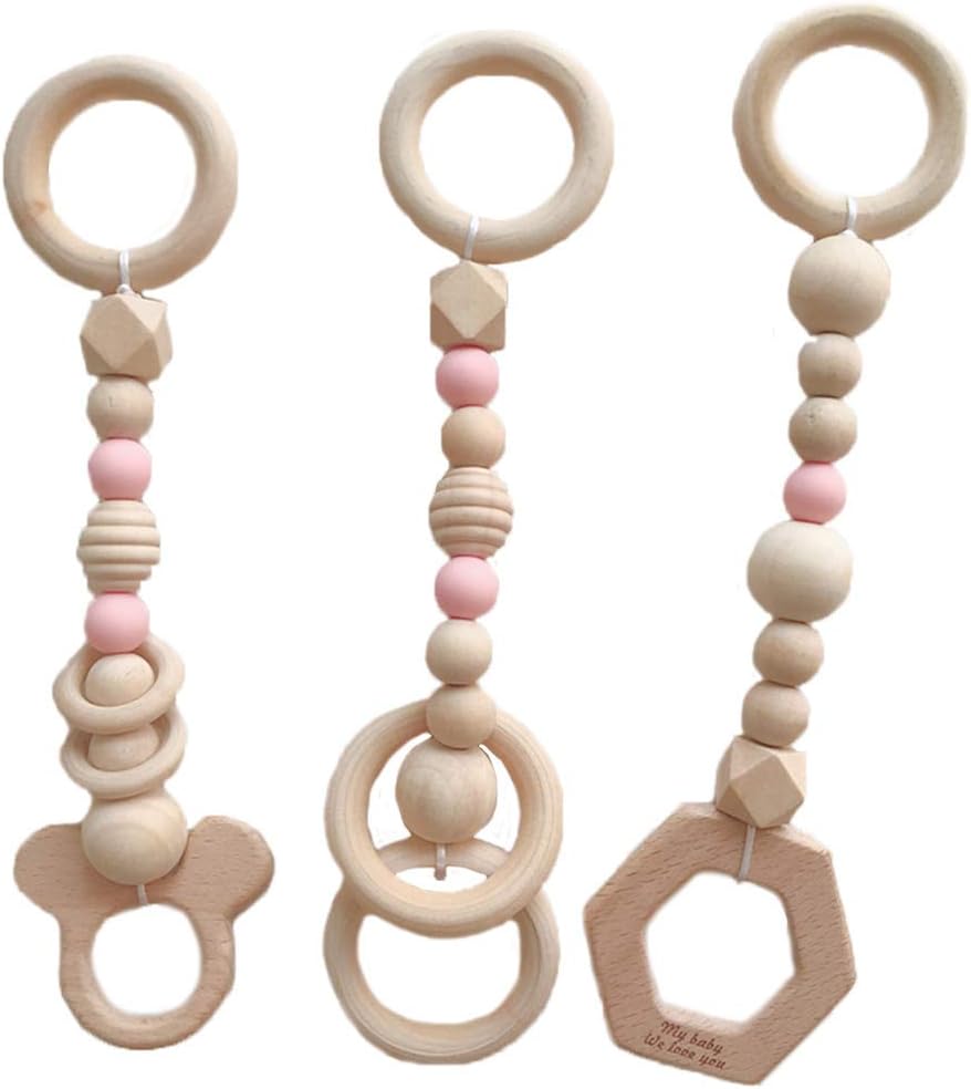 wooden baby pram toy