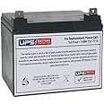 12V 33Ah NB AGM Battery Replaces U1-33-12B, NP35-12, NP35-12B, DCM0035L, SLA1155, 6-GFM-33, 6-GFM-35, GP12340, EVX12340, EVH12390, GH12340, U1-33H, U1-33HE, U1-34H, U1-34HE, U1-36HH, WP33-12