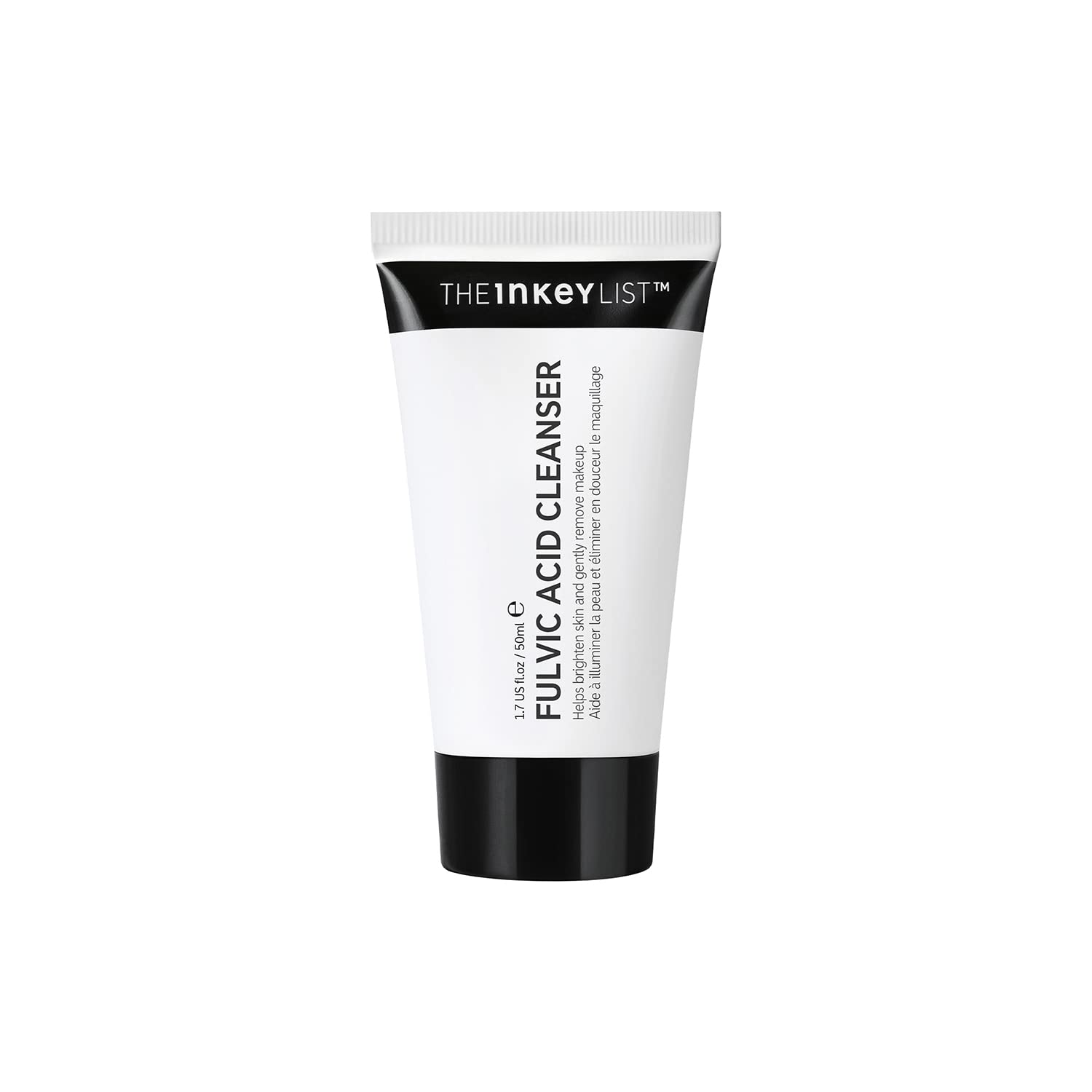 The Inkey List Mini Fulvic Acid Cleanser 50ml, Removes Makeup, For a Healthy Looking Complexion, Fragrance Free, Suitable For All Skin Types