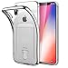 FOGEEK iPhone X Case, [Slim Fit][Wireless Charger Compatible] Protective Soft TPU Anti-Scratch & Shock-Absorbing Flexible Bumper Case with Card Slot Compatible for Apple iPhone X