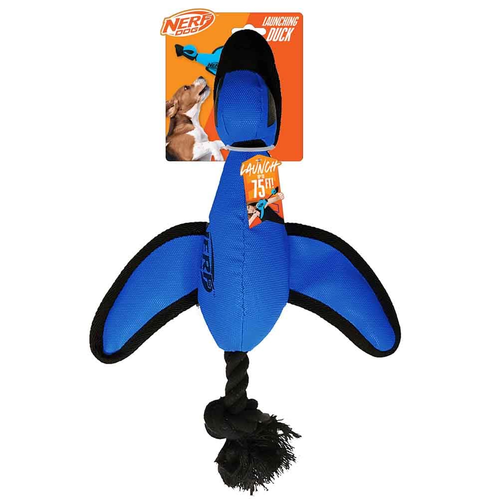 Nerf Dog Trackshot Duck Launcher Toy,blue