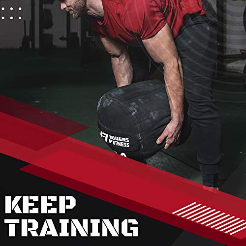 RIGERS Sandbags Heavy Duty Training Bags for Cross Training, Weightlifting, Stone Lift (150 LB